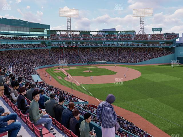 Seating view for Fenway Park Section Right Field Roof Box 31