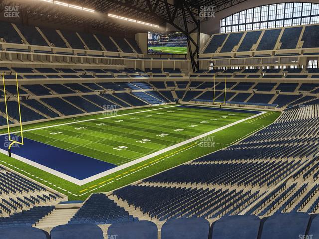 Seating view for Lucas Oil Stadium Section 347