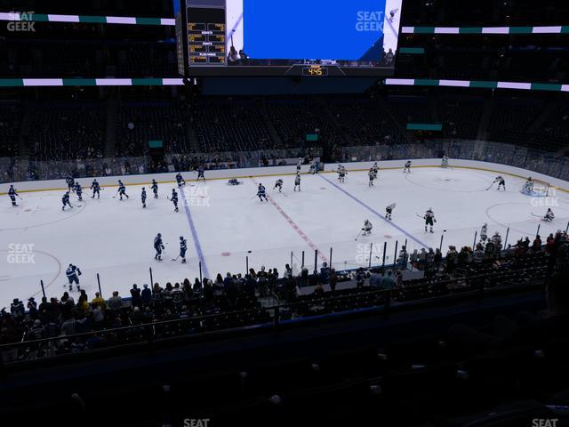 Seating view for Amalie Arena Section 217