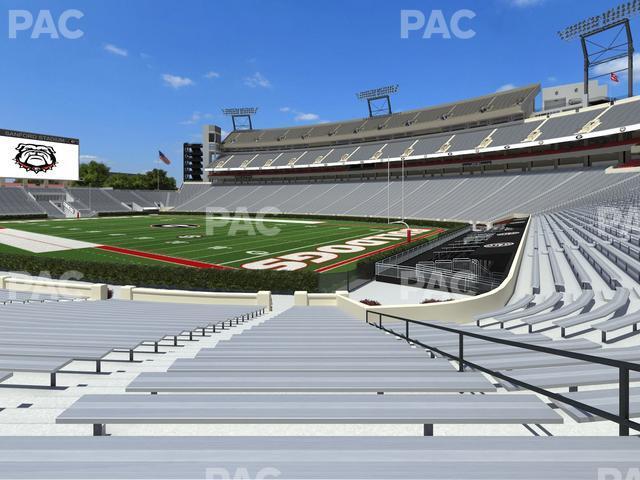 Seating view for Sanford Stadium Section 125