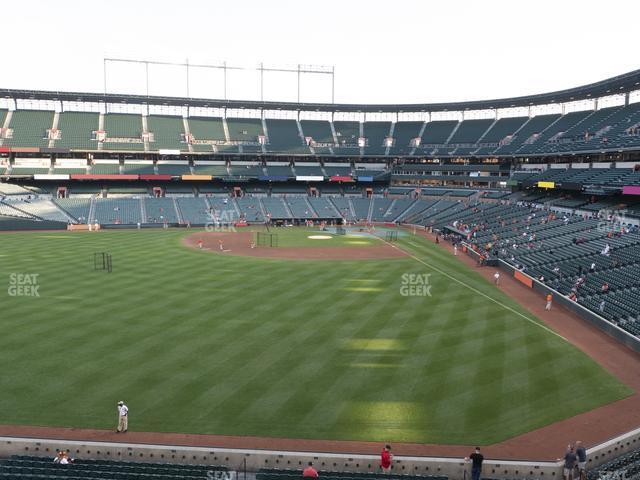 Seating view for Oriole Park at Camden Yards Section 286