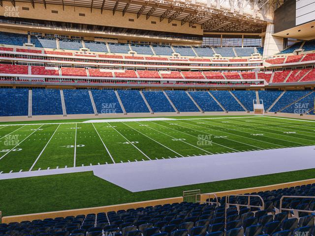 Seating view for NRG Stadium Section 128