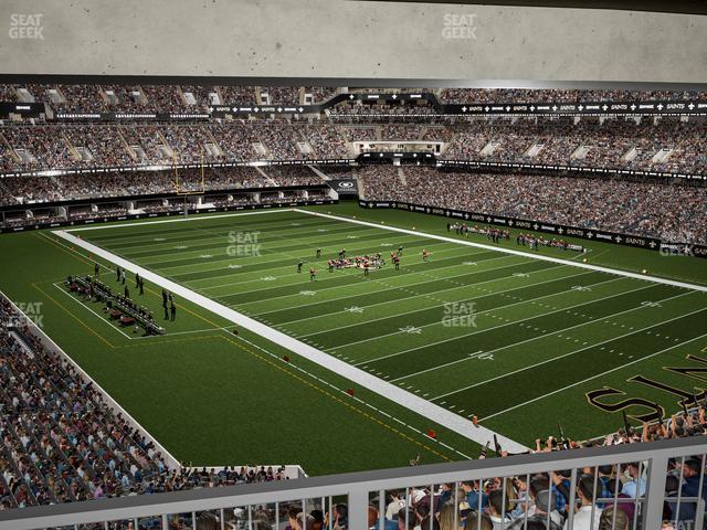 Seating view for Caesars Superdome Section Suite 355