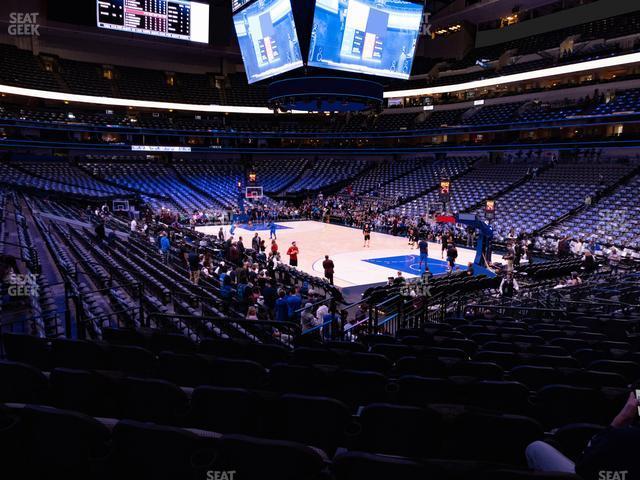 Seating view for American Airlines Center Section 115