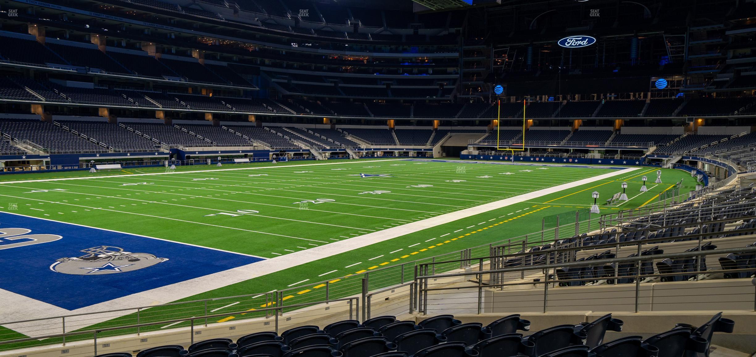 Seating view for AT&T Stadium Section 119