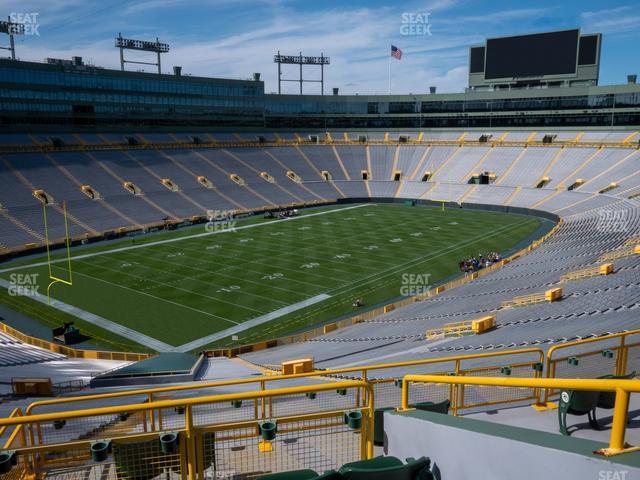 Seating view for Lambeau Field Section 433