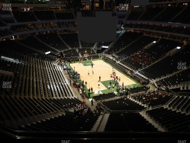 Seating view for Fiserv Forum Section 217