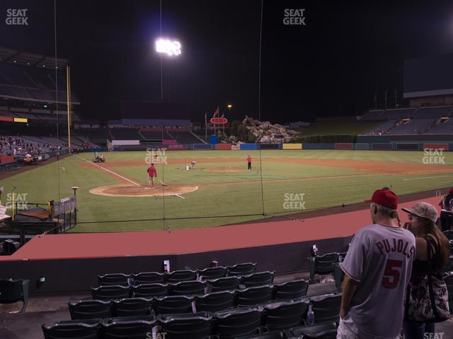 Seating view for Angel Stadium of Anaheim Section 121