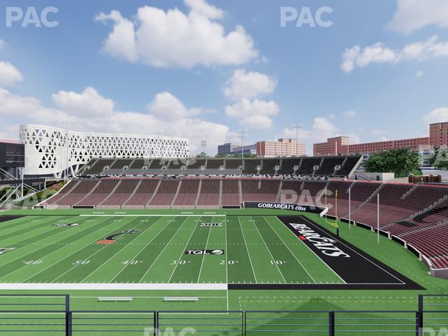 Seating view for Nippert Stadium Section Club 336