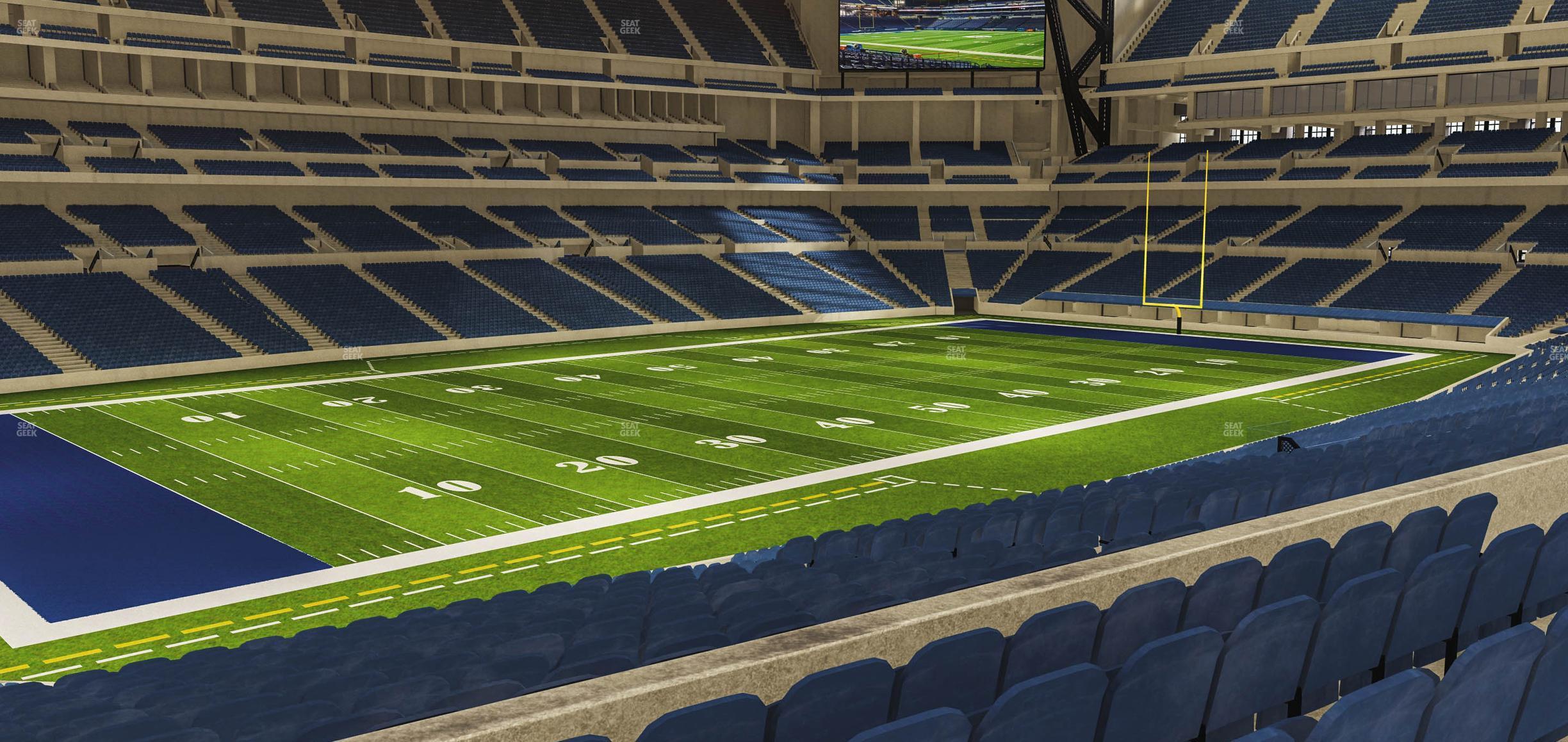 Seating view for Lucas Oil Stadium Section 245