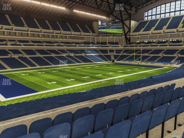 Seating view for Lucas Oil Stadium Section 245