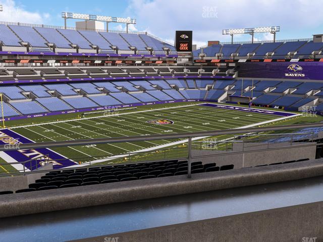 Seating view for M&T Bank Stadium Section Suite 368