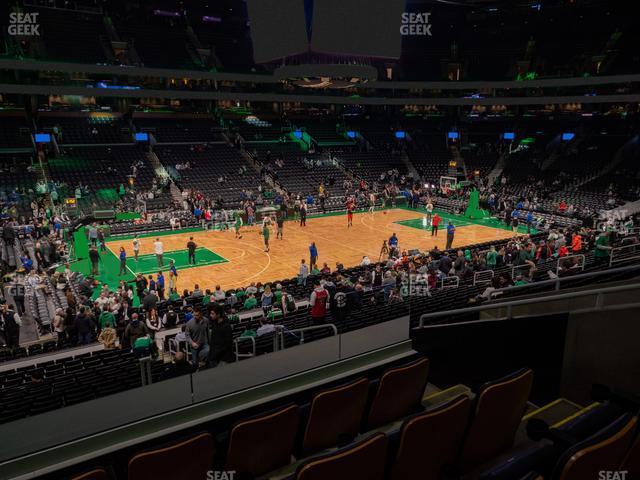 Seating view for TD Garden Section Club 145