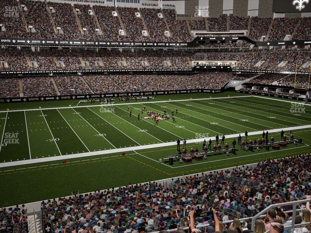 Seating view for Caesars Superdome Section 315