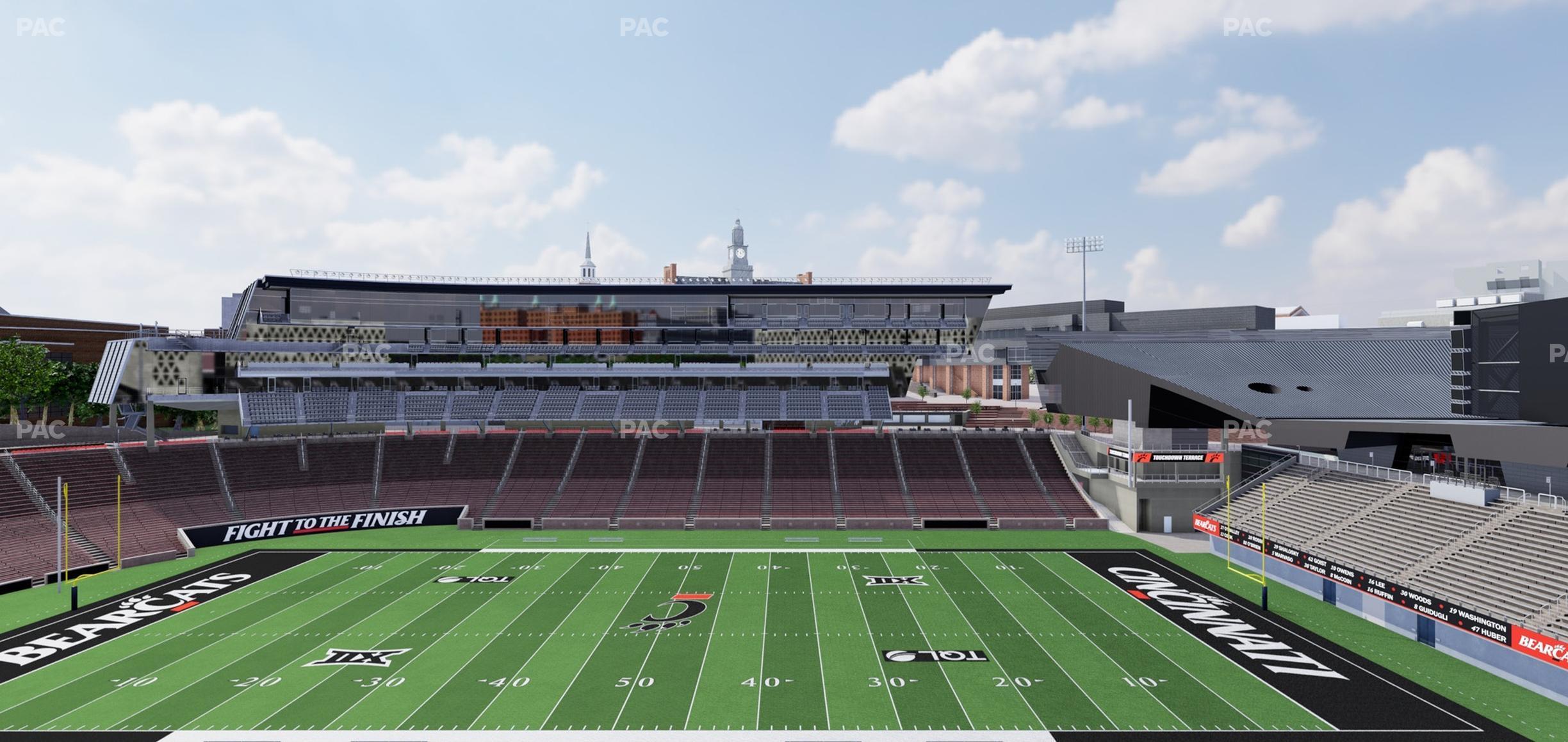 Seating view for Nippert Stadium Section 205