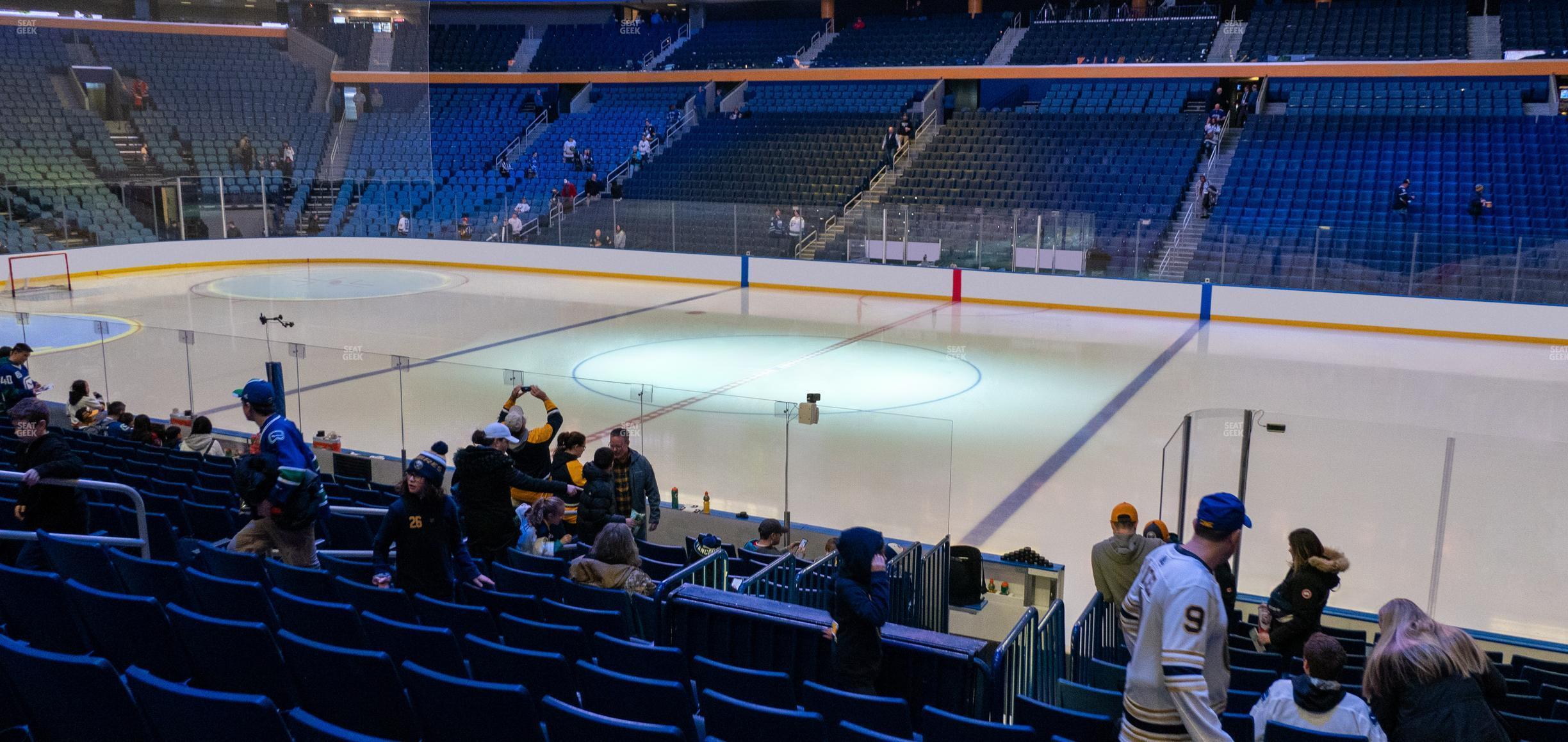 Seating view for KeyBank Center Section 104