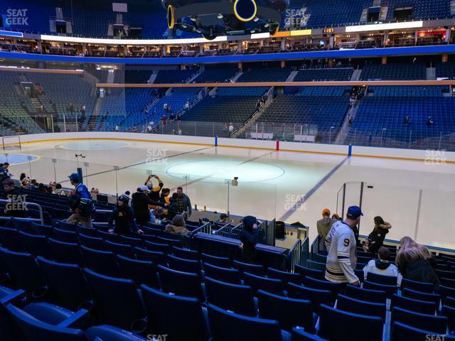 Seating view for KeyBank Center Section 104