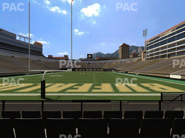 Seating view for Folsom Field Section 2