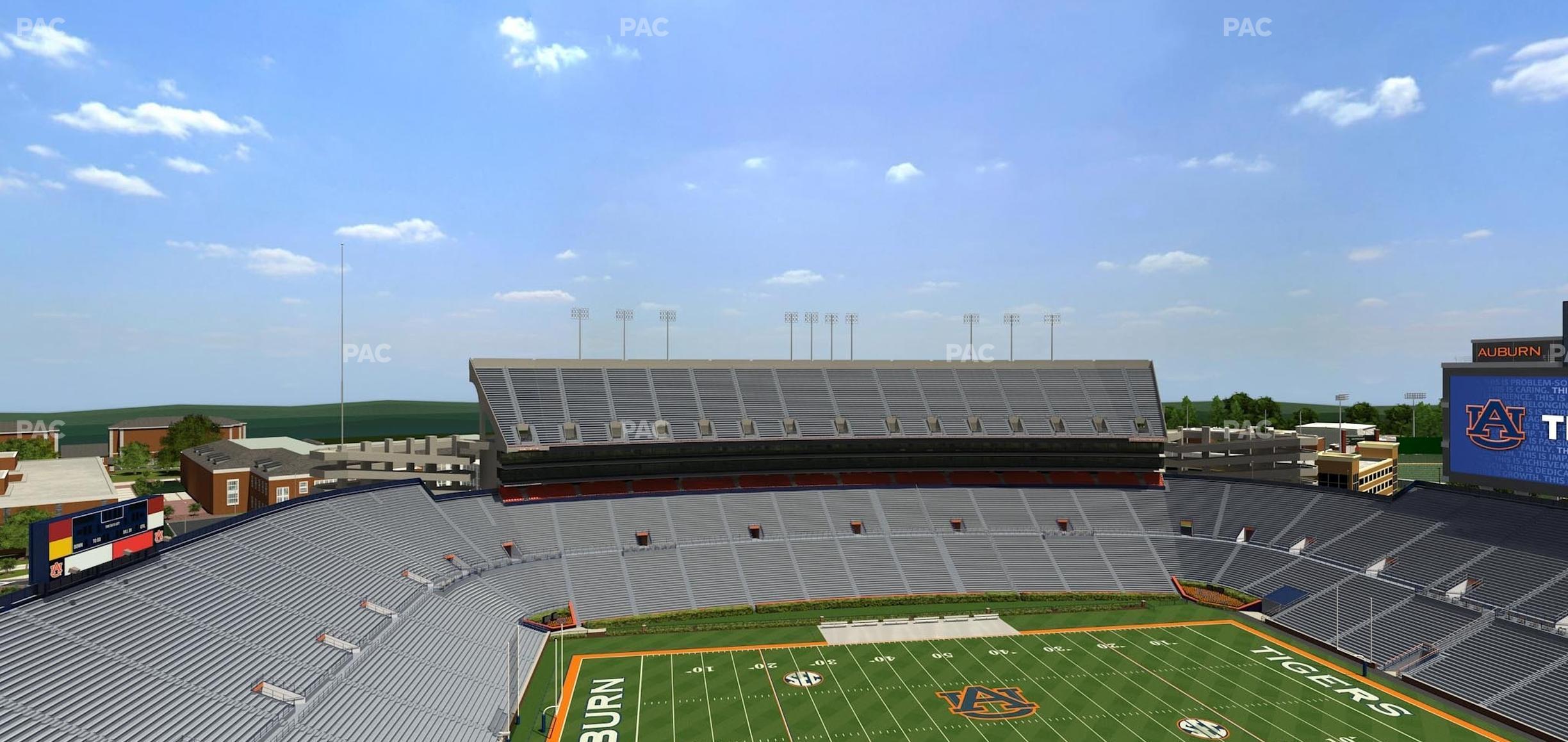 Seating view for Jordan-Hare Stadium Section 50