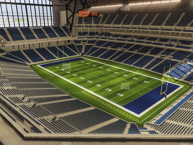 Seating view for Lucas Oil Stadium Section 633