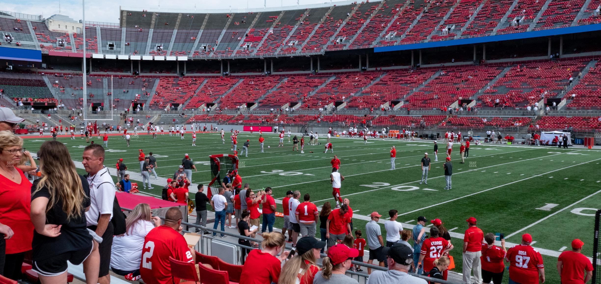 Seating view for Ohio Stadium Section 25 Aa