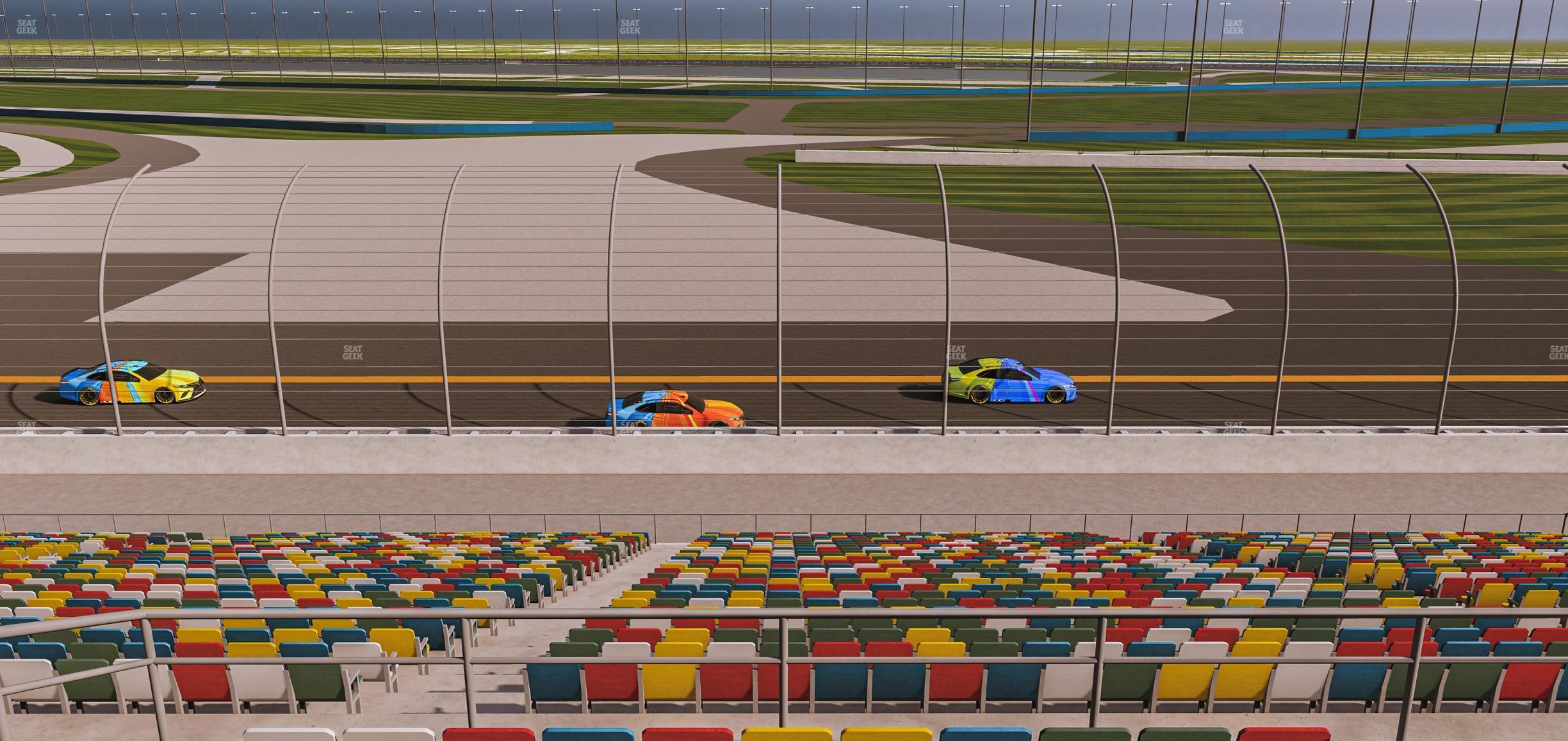 Seating view for Daytona International Speedway Section Back 183