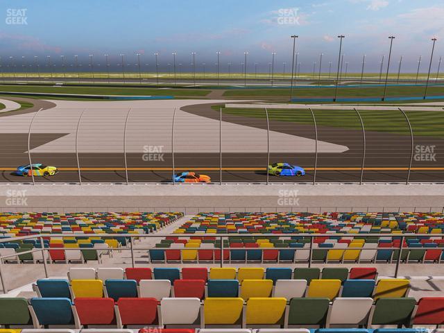 Seating view for Daytona International Speedway Section Back 183