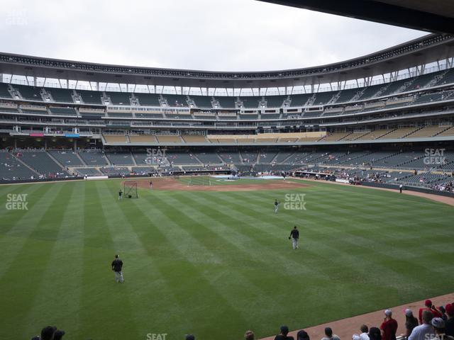 Seating view for Target Field Section 131