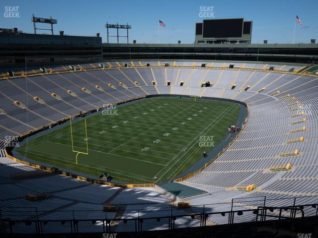 Seating view for Lambeau Field Section 641 S