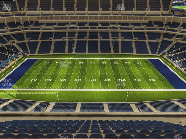 Seating view for Lucas Oil Stadium Section 613