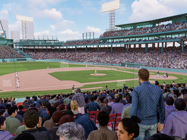 Seating view for Fenway Park Section Loge Box 153