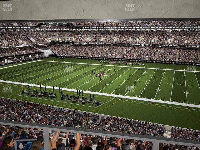 Seating view for Caesars Superdome Section Suite 364