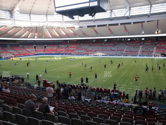 Seating view for BC Place Stadium Section 212