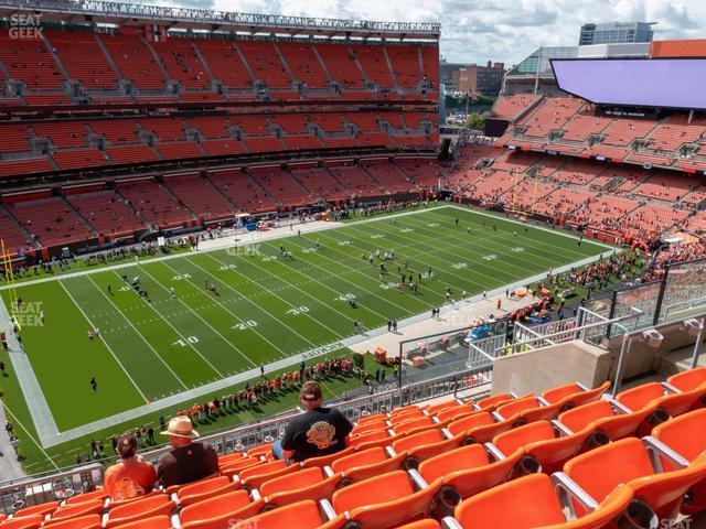 Seating view for Huntington Bank Field Section 529