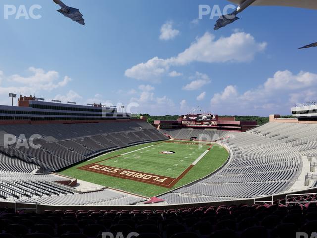 Seating view for Doak Campbell Stadium Section Club 317