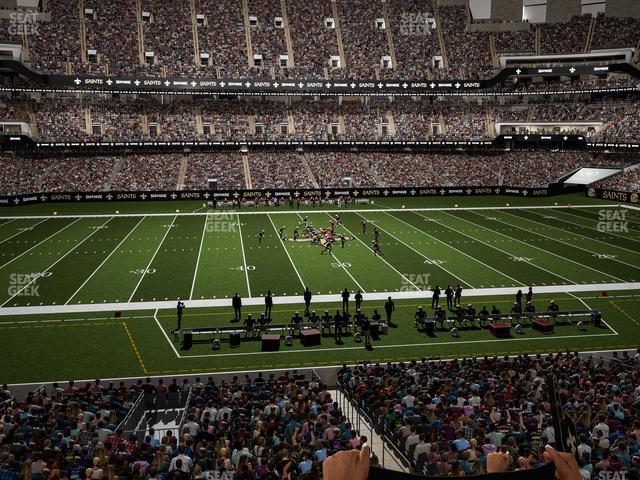 Seating view for Caesars Superdome Section 265