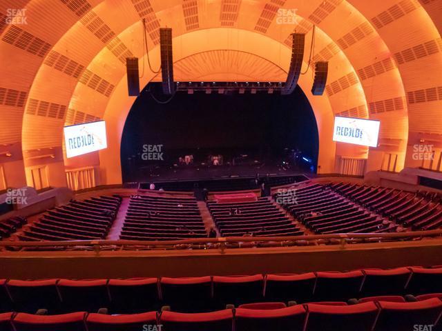 Seating view for Radio City Music Hall Section Second Mezzanine 5