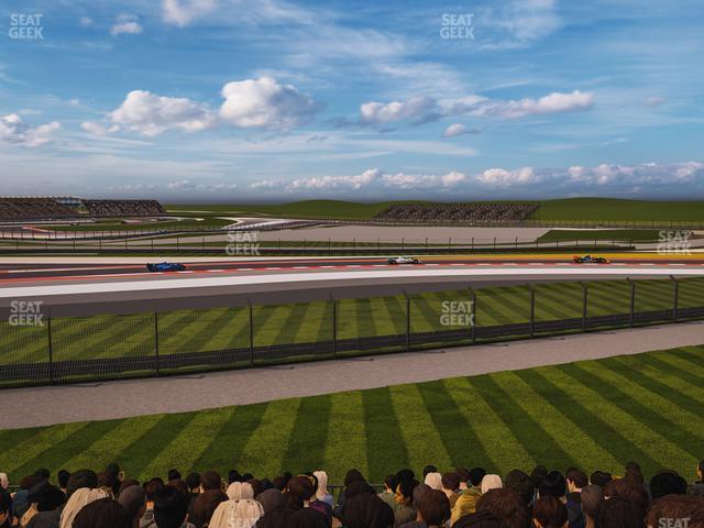 Seating view for Circuit of The Americas Section Turn 4 Grandstand 15