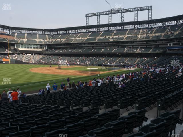 Seating view for Coors Field Section 145