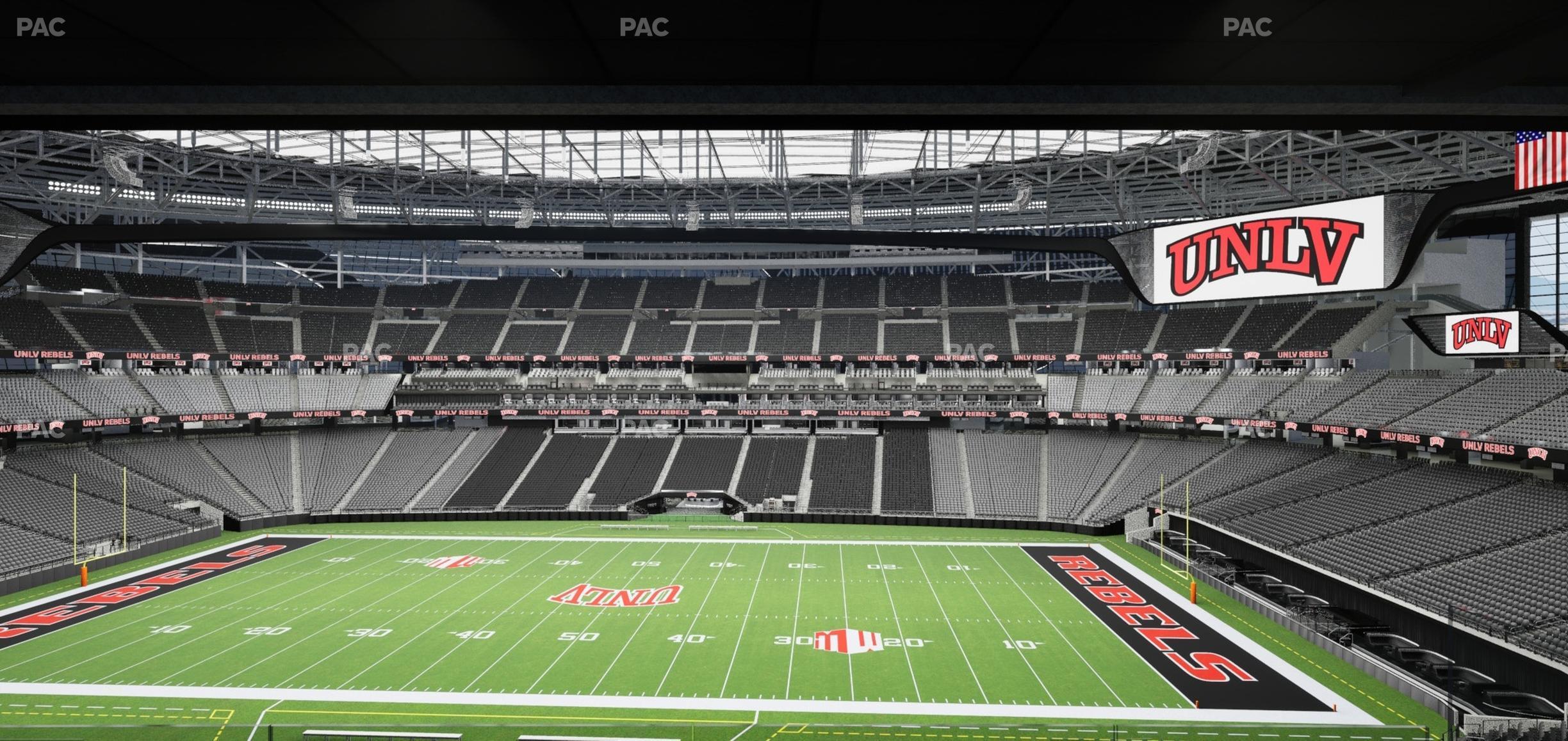 Seating view for Allegiant Stadium Section East Suite 2015