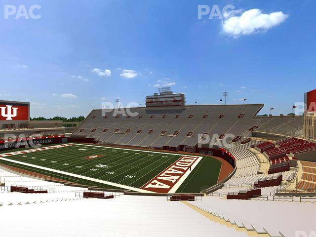 Seating view for Memorial Stadium - Indiana Section 21