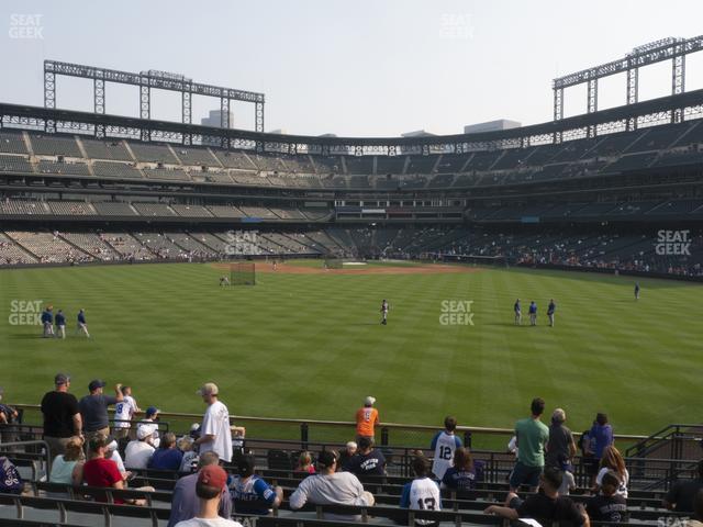 Seating view for Coors Field Section 159