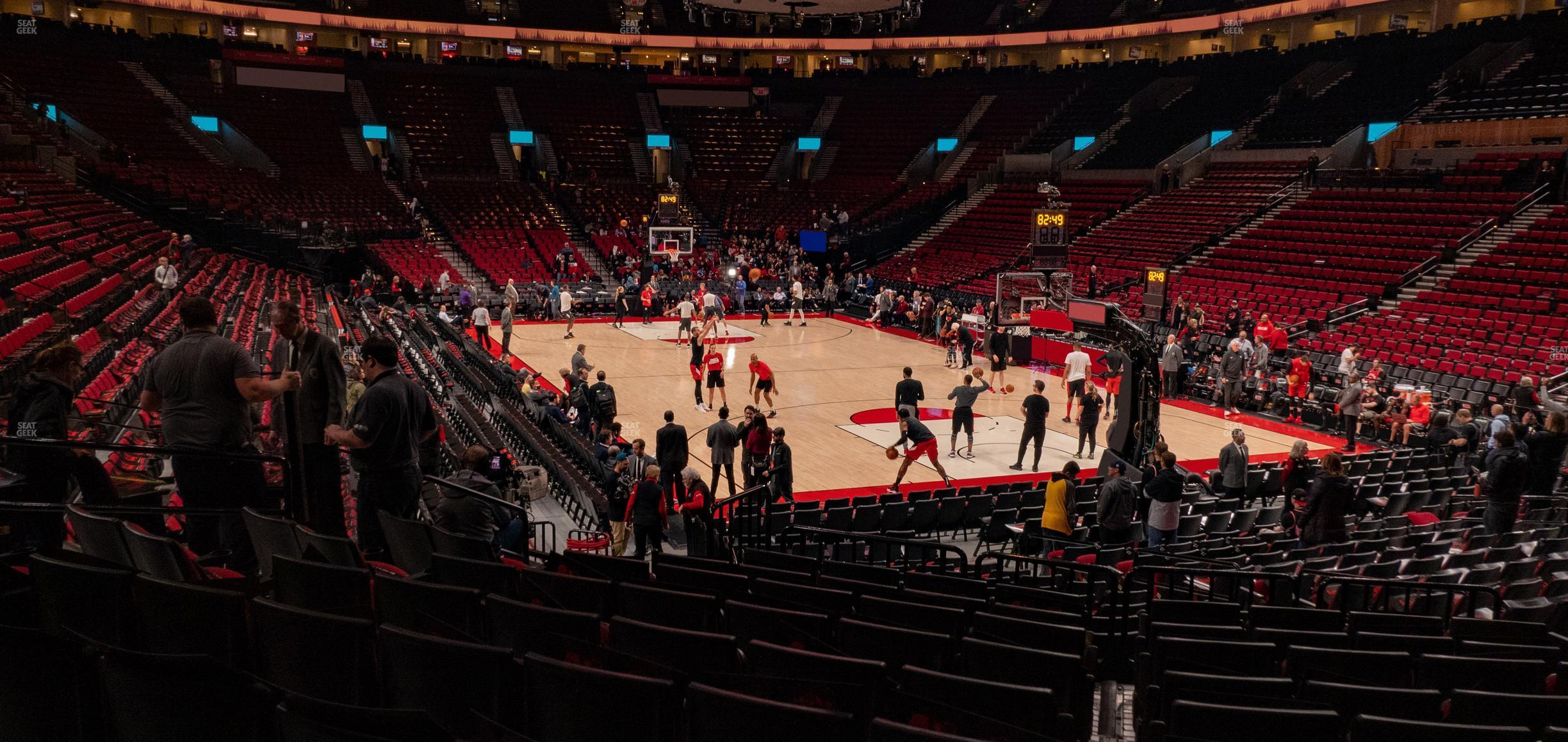 Seating view for Moda Center Section 108