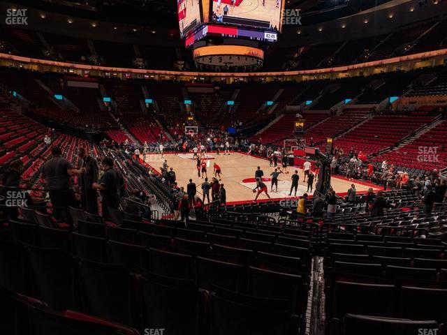 Seating view for Moda Center Section 108