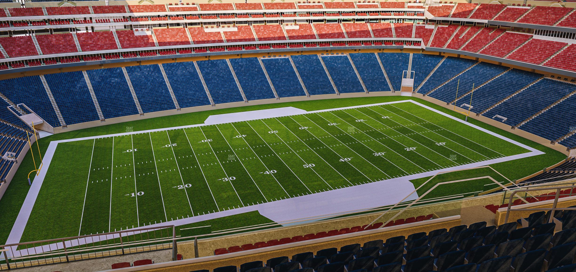 Seating view for NRG Stadium Section 637