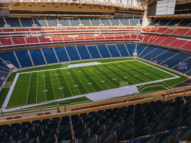 Seating view for NRG Stadium Section 637