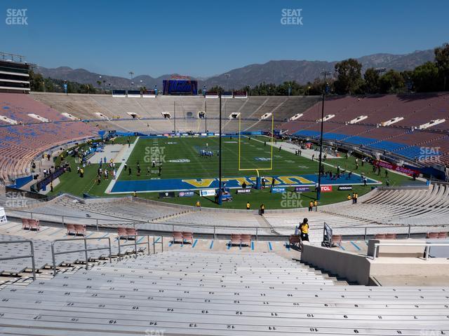 Seating view for Rose Bowl Stadium Section Upper 25