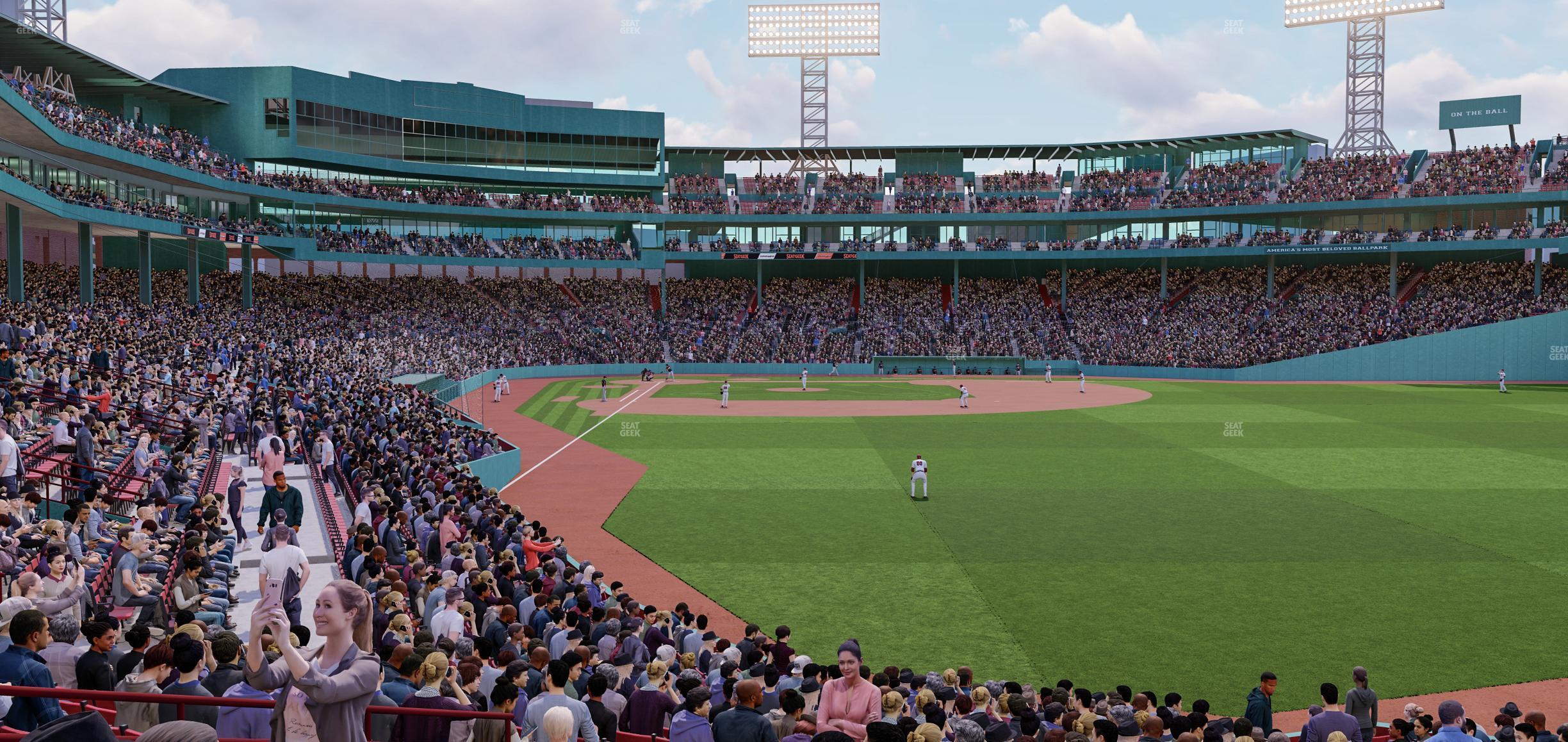 Seating view for Fenway Park Section Right Field Box 89