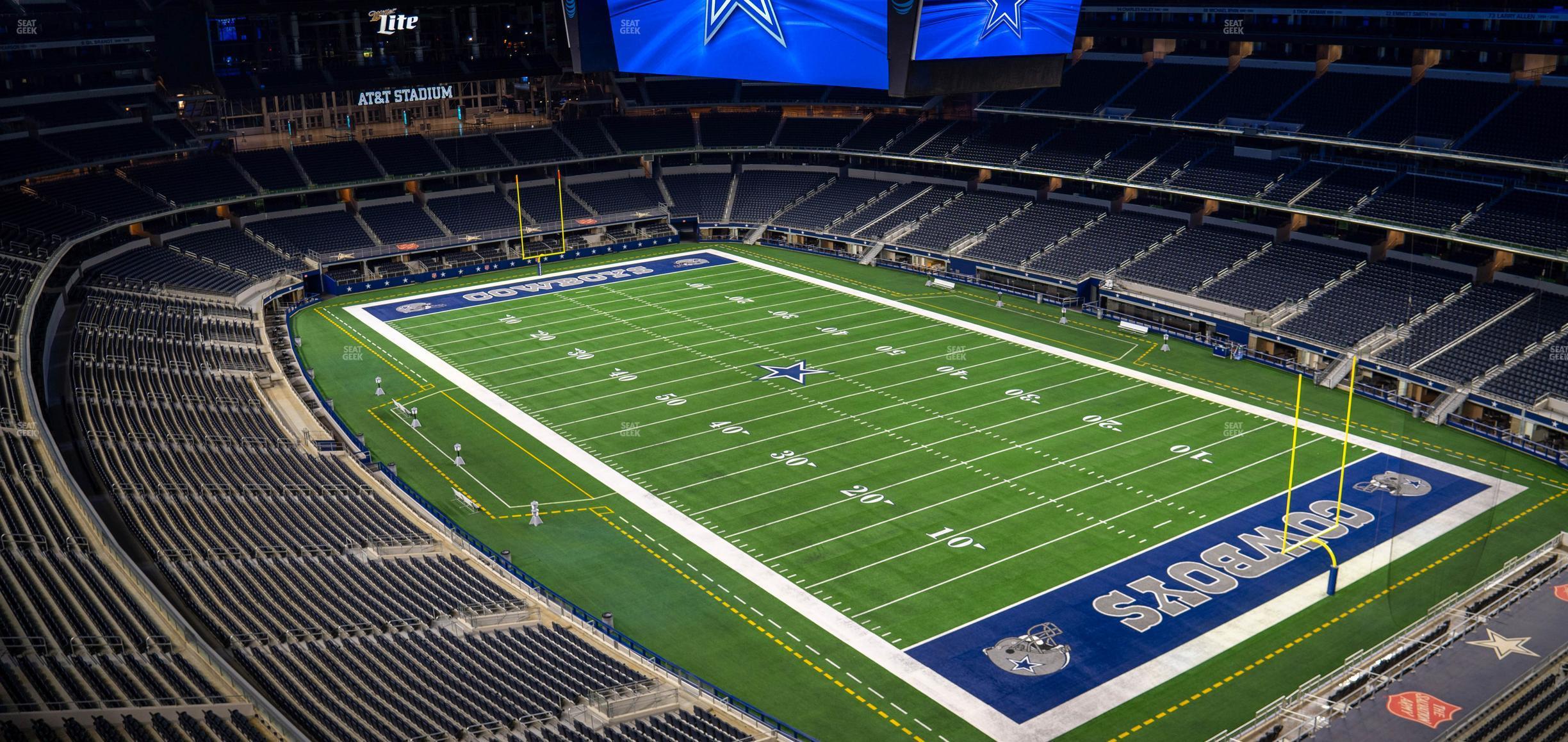 Seating view for AT&T Stadium Section Star Suite 619