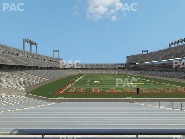 Seating view for TDECU Stadium Section 121